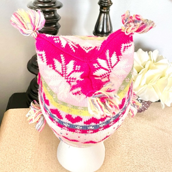 Girl’s H&M Hearts 💕 Knit Hat Size 3-6Y - Picture 3 of 9